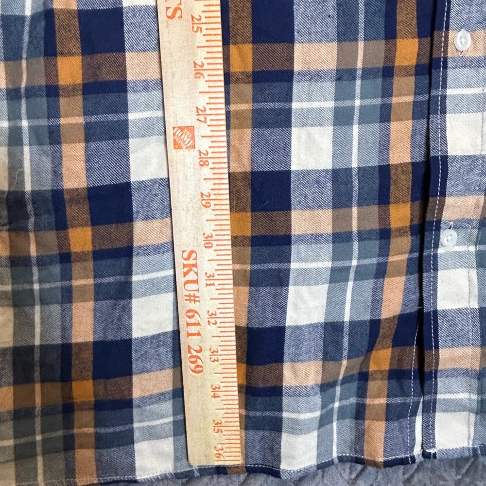 New Men’s Winston Shirt Size4X Country Rodeo Casual Plaid 100% Cotton Button - Picture 6 of 9